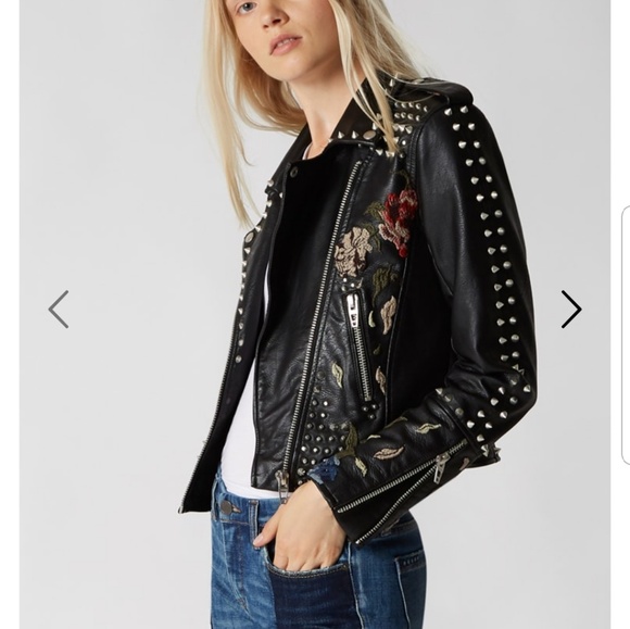BlankNYC studded embroidered jacket - Picture 2 of 4
